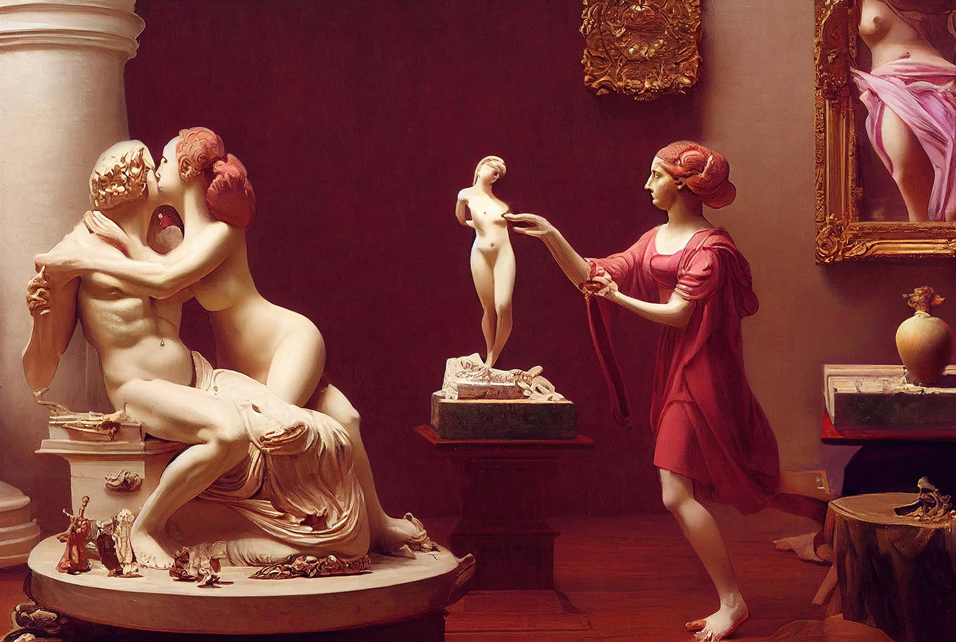 Passion (created with Midjourney + DALL-E)