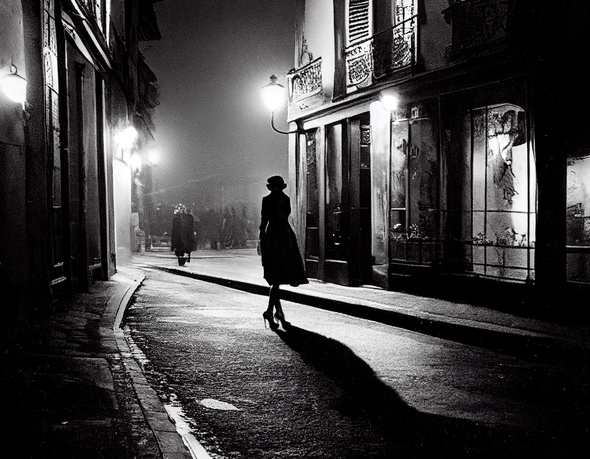 Night Mist (Created with Midjourney + DALL-E)