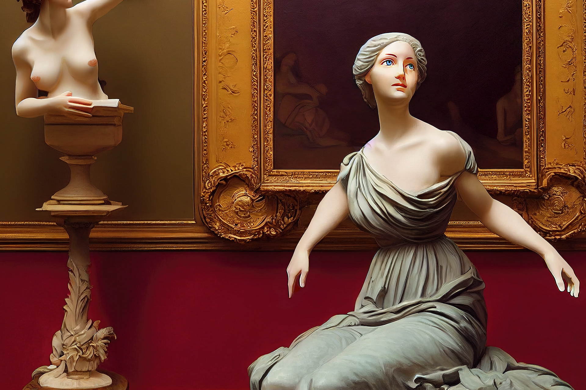 Caught in a Daydream (created with Midjourney + DALL-E)