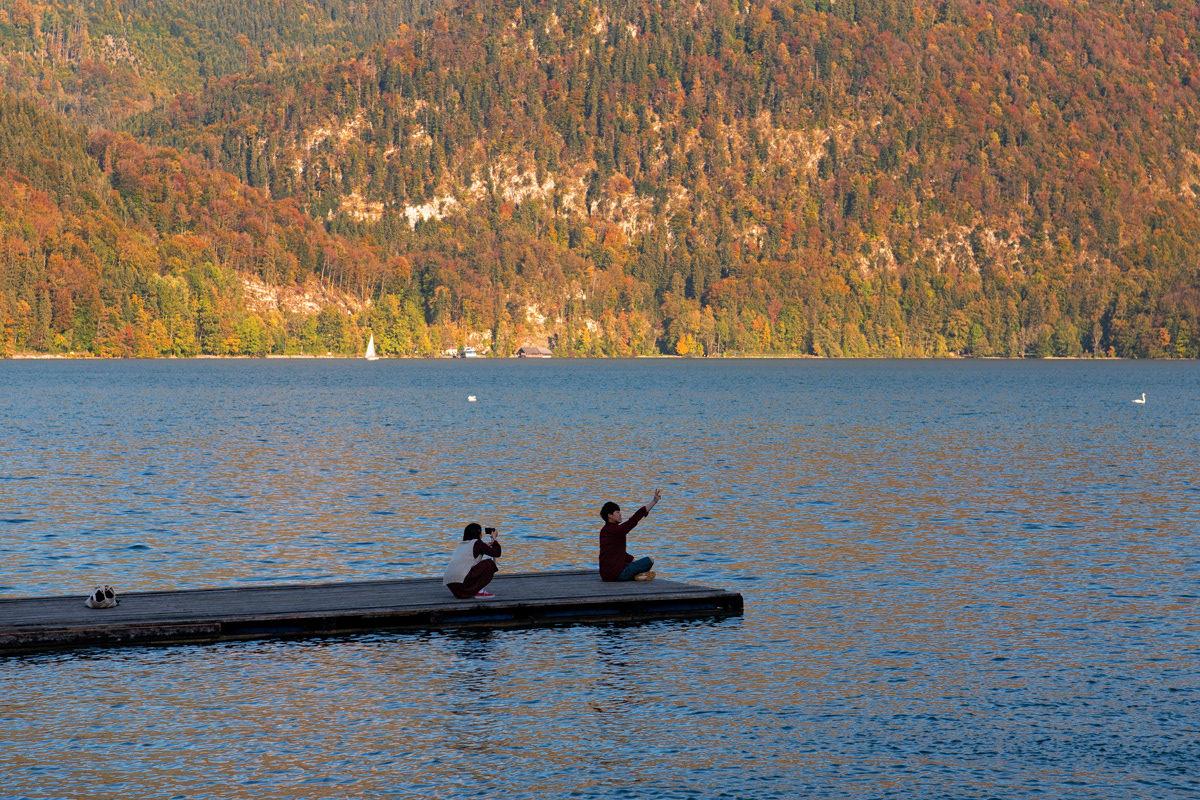 Selfie am Wolfgangsee