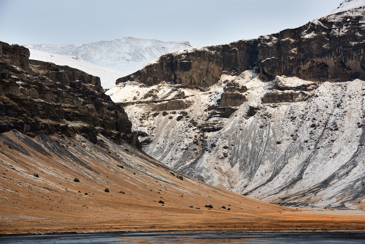 Gebirge an der Ringroad
