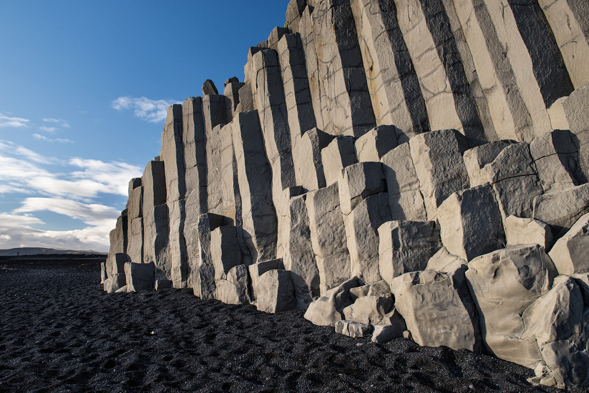 Basaltstrukturen Reynisfjara