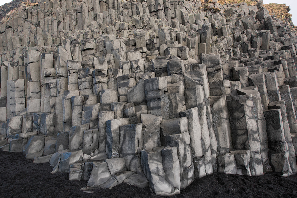 Basaltstrukturen Reynisfjara