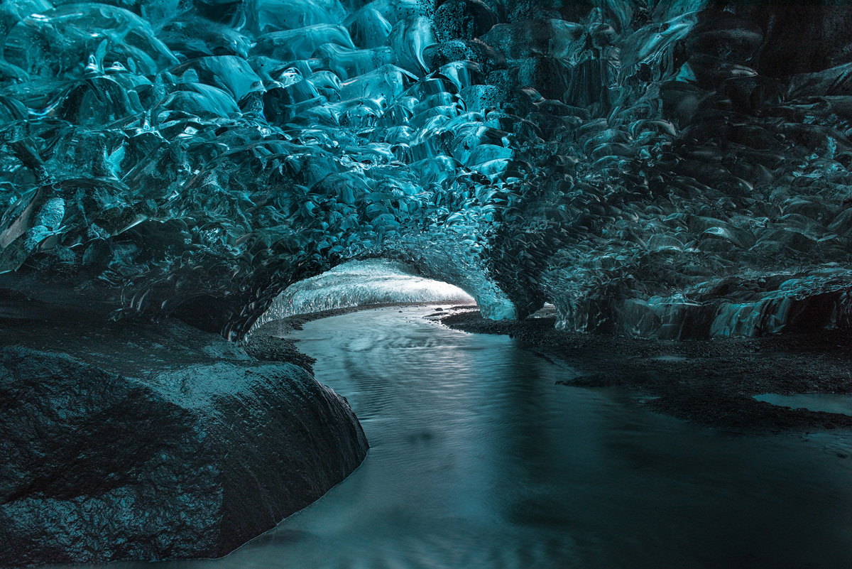 Eishöhle im Breiðamerkurjökull