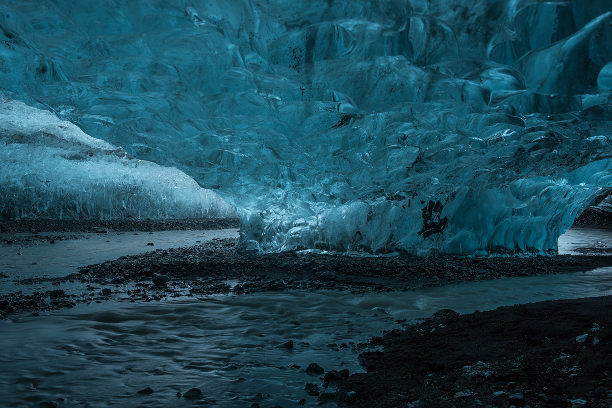 Eishöhle im Breiðamerkurjökull
