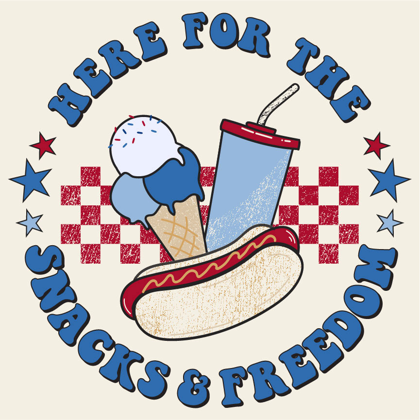 Original apparel graphics developed for placement, scale, and print production.