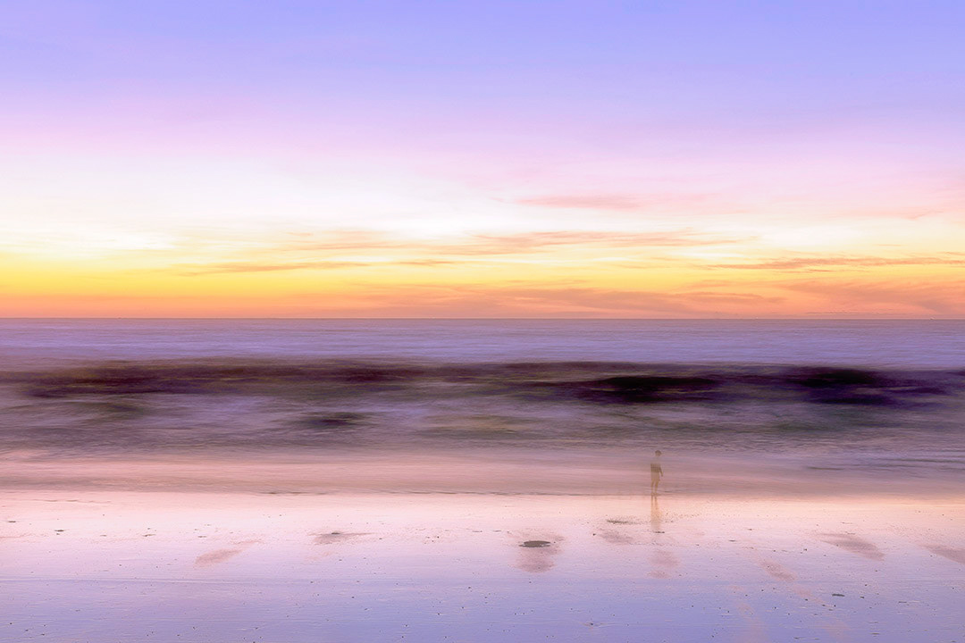 Back beach sea