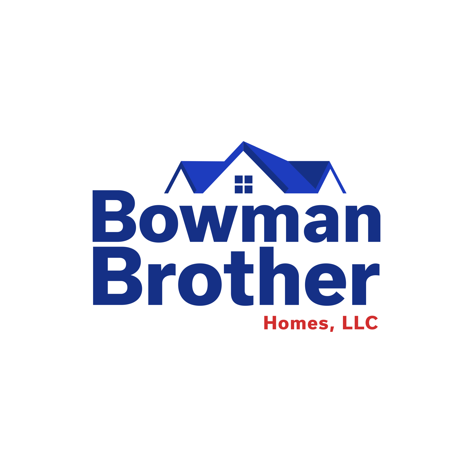 The logo, which utilizes a graphic element symbolizing a home to translate that the client is in the real estate business.