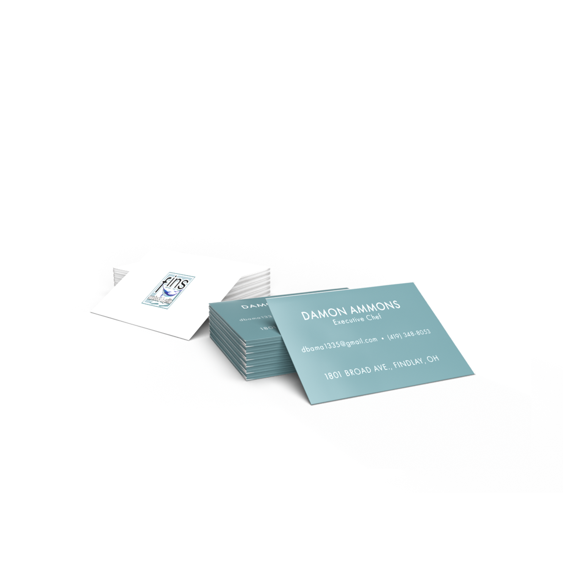 A business card, featuring their existing branding, that oozes sophistication and professionalism.