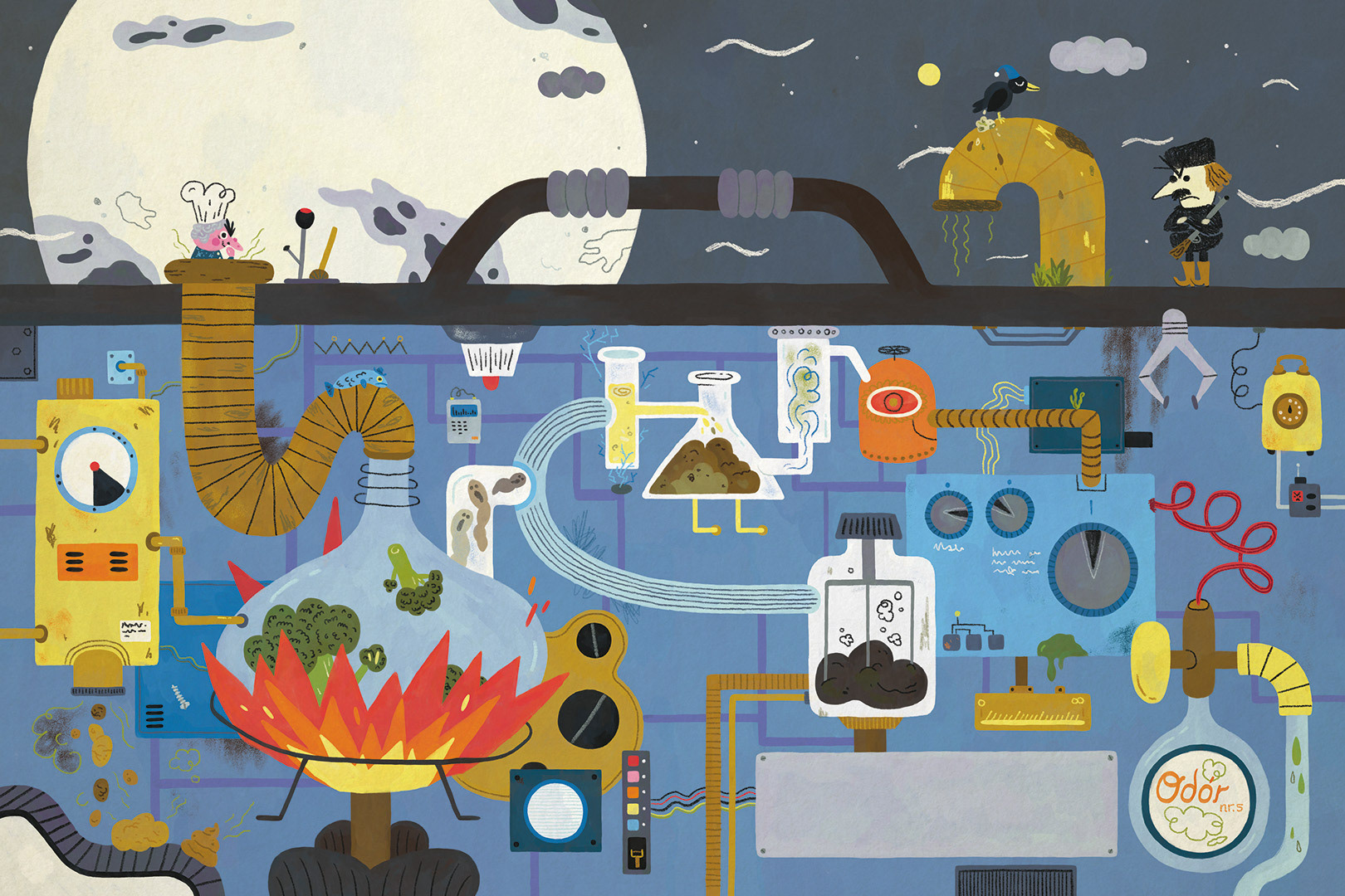 Drogocenna Kupa (The Precious Poop) - Children's Book Illustration