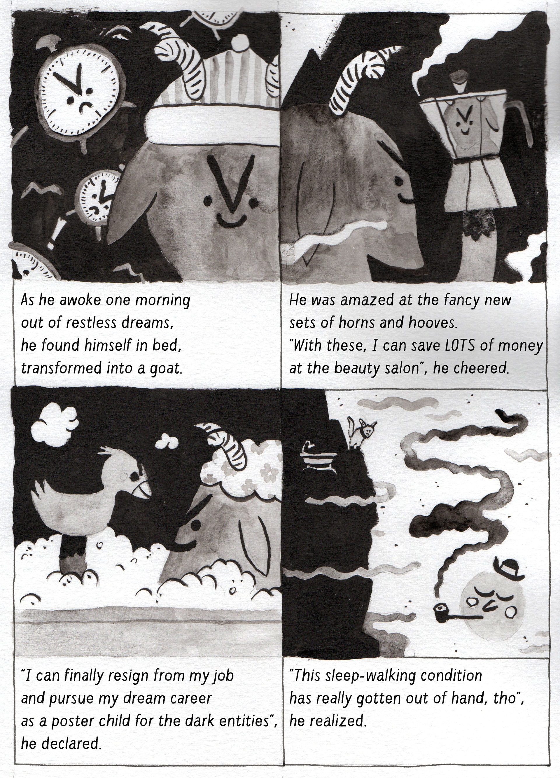 Kafka, but it's a Goat - Comic