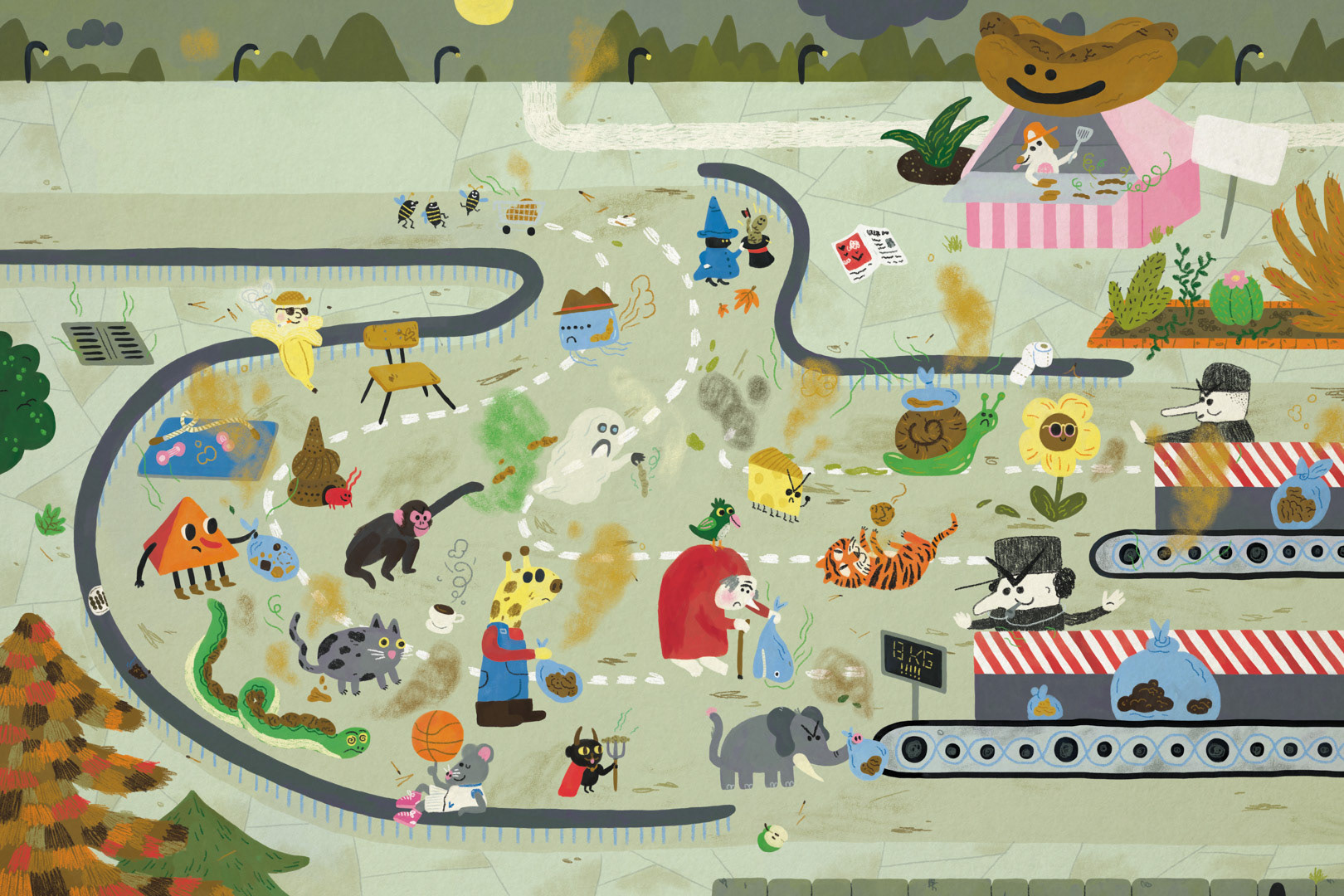 Drogocenna Kupa (The Precious Poop) - Children's Book Illustration