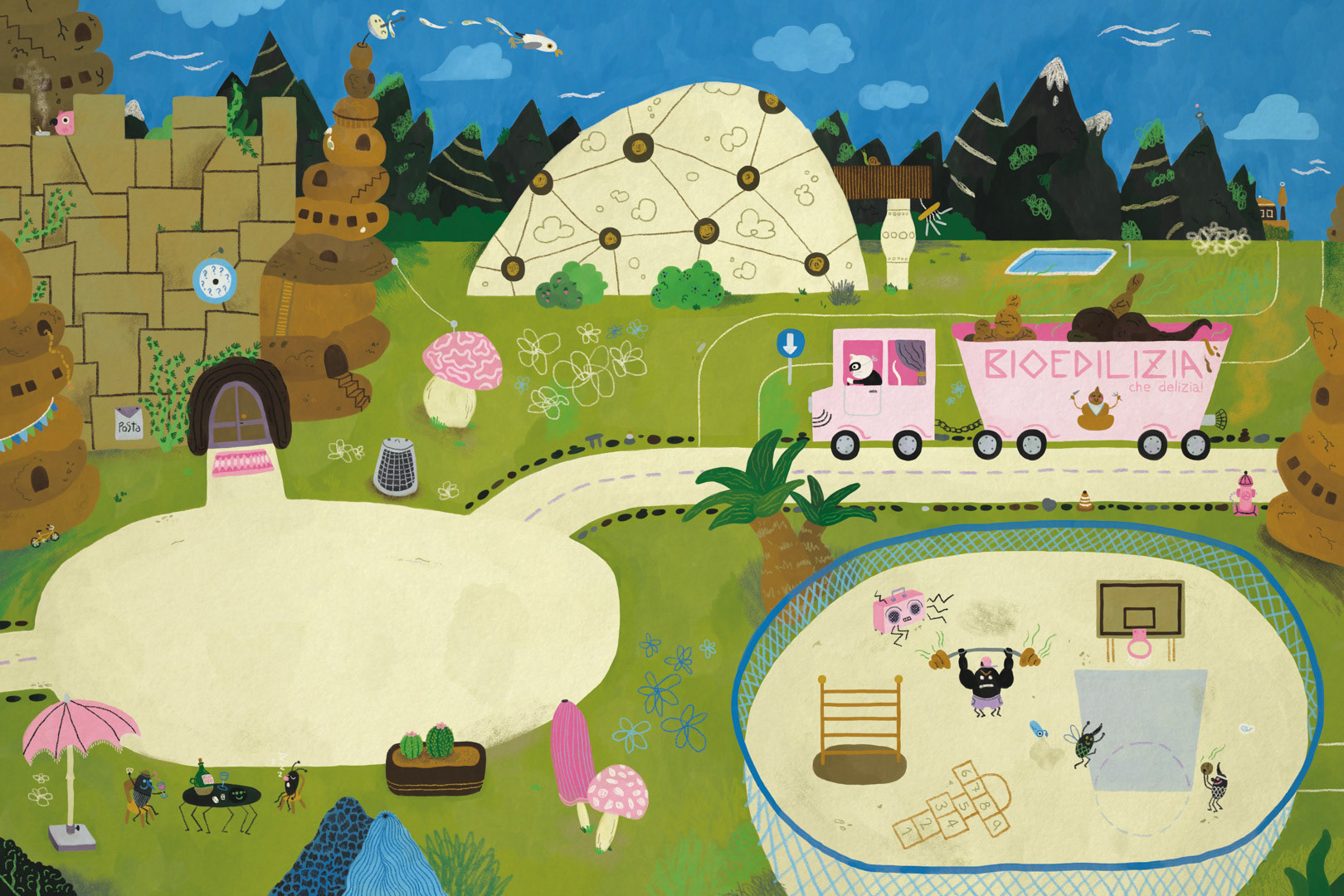 Drogocenna Kupa (The Precious Poop) - Children's Book Illustration