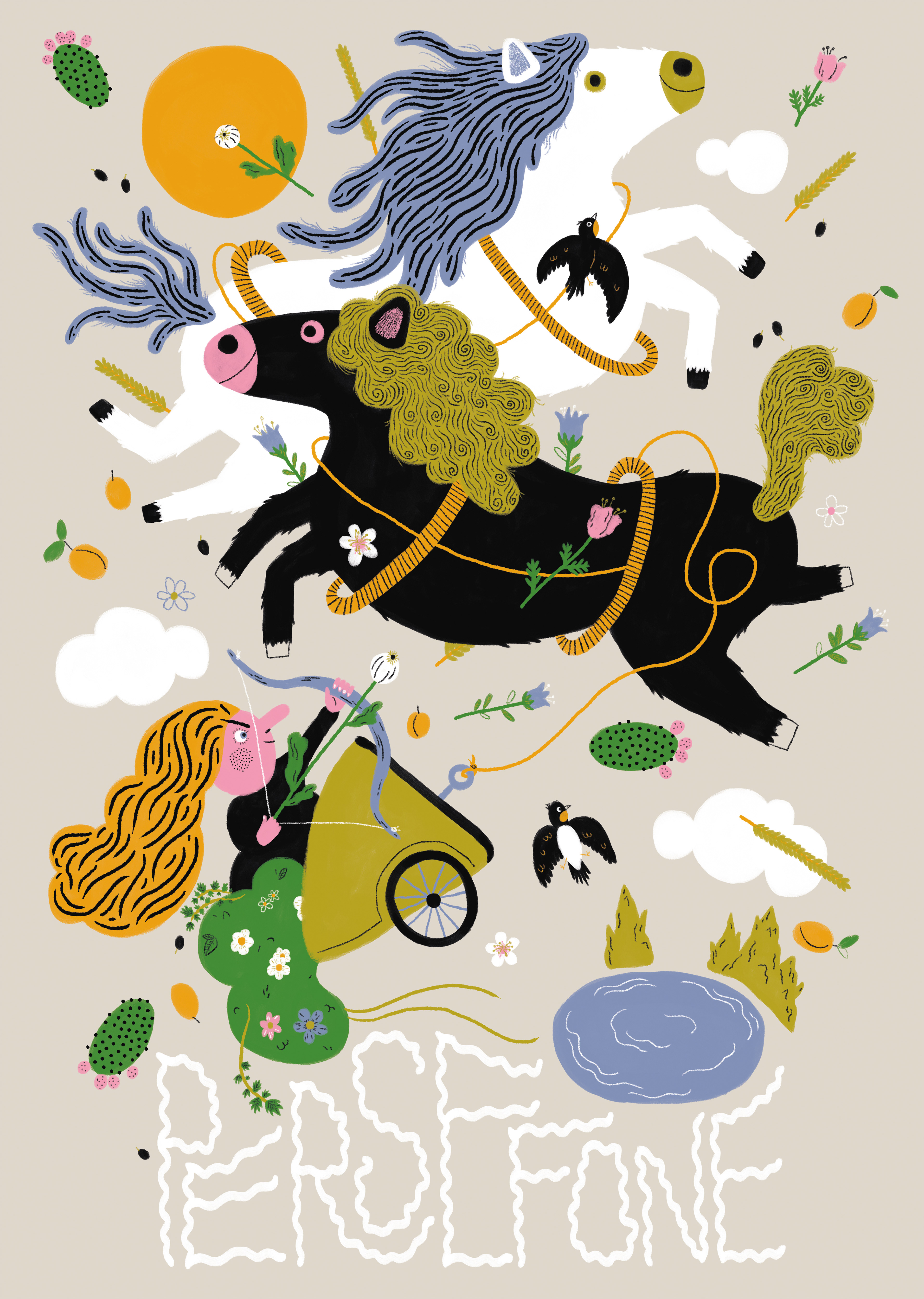 Persefone - T-shirt Design