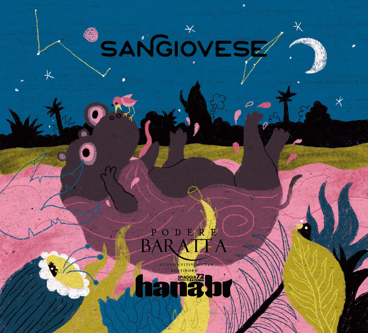 Hanabi - 2019 Wine Label