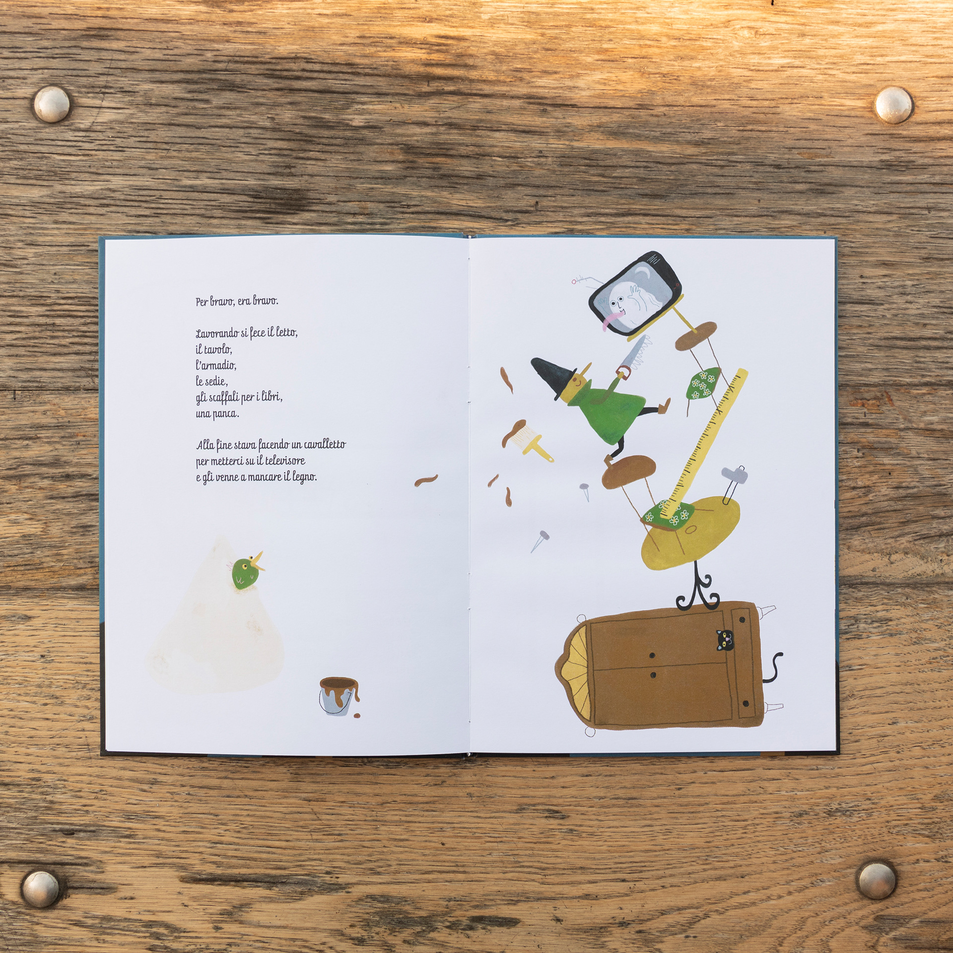 Pinocchio il Furbo - Children's Book Illustration