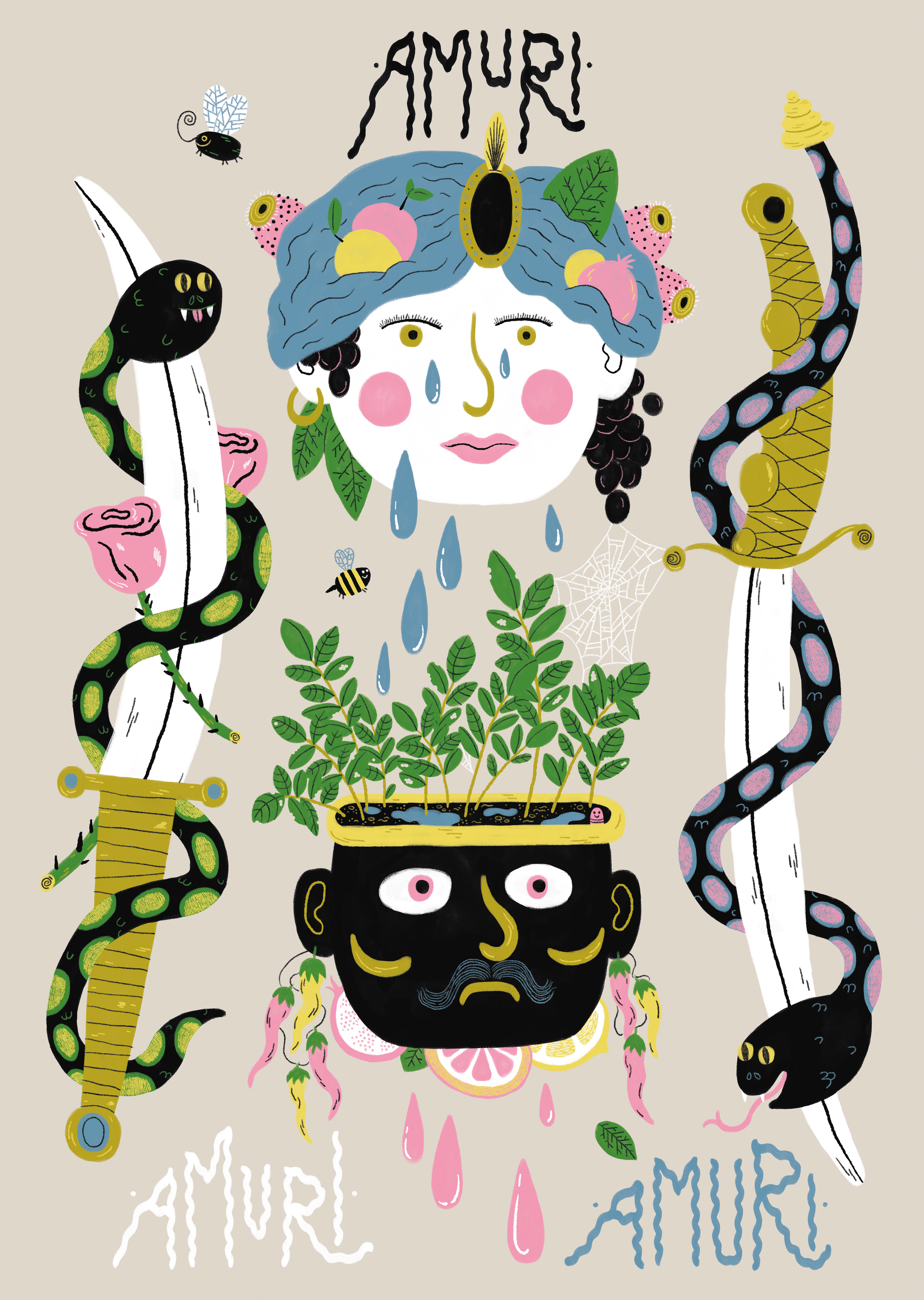 Amuri Amuri Amuri - T-shirt Design