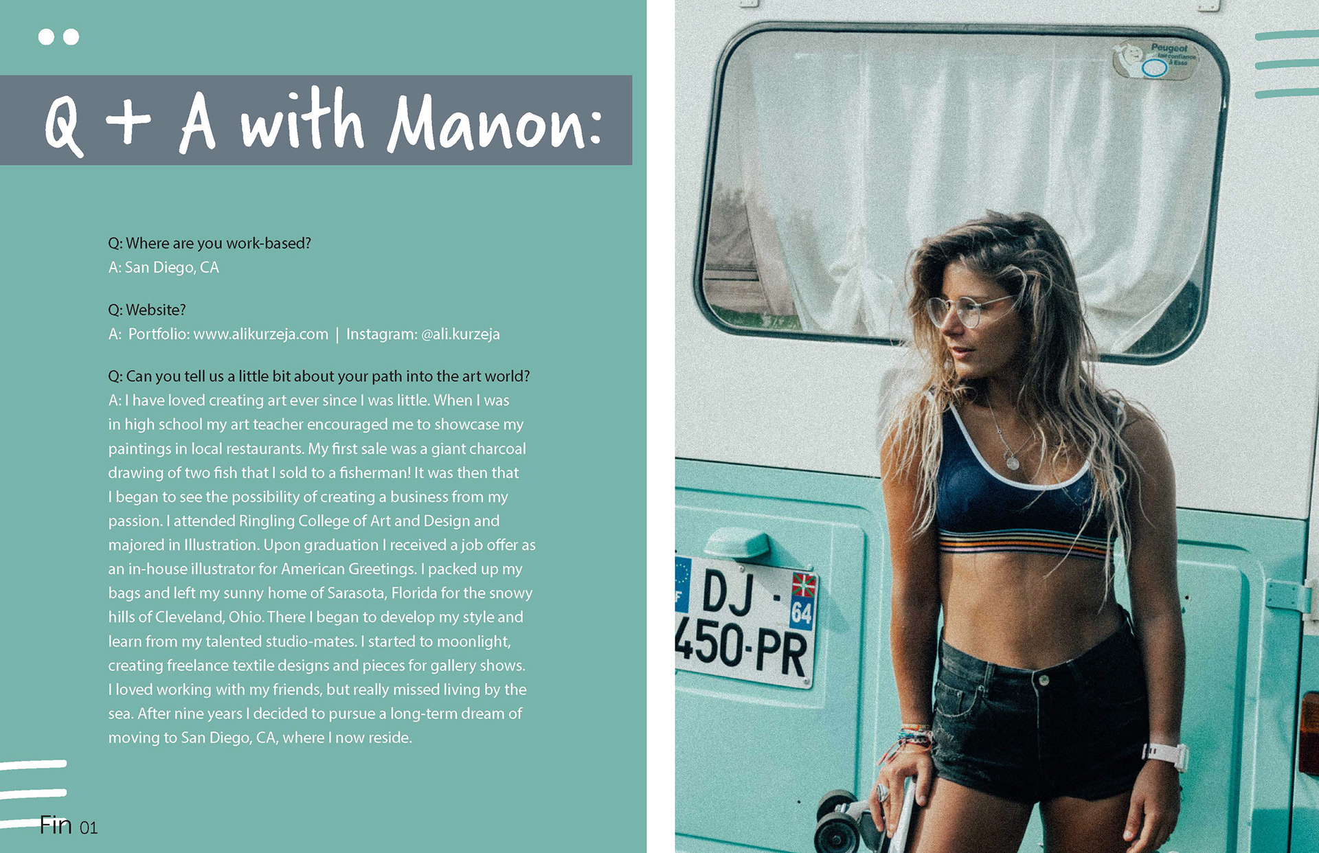 Fin the Journal. Images by Megan Costello.