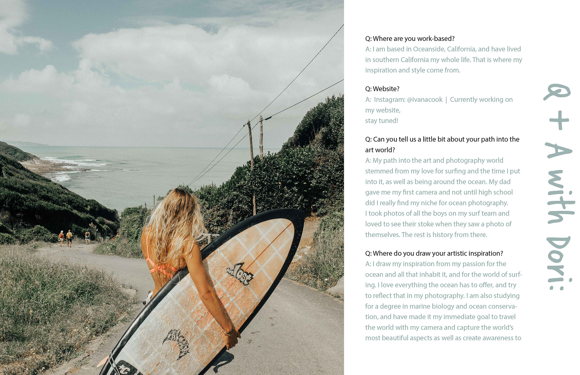 Fin the Journal. Images by Megan Costello.