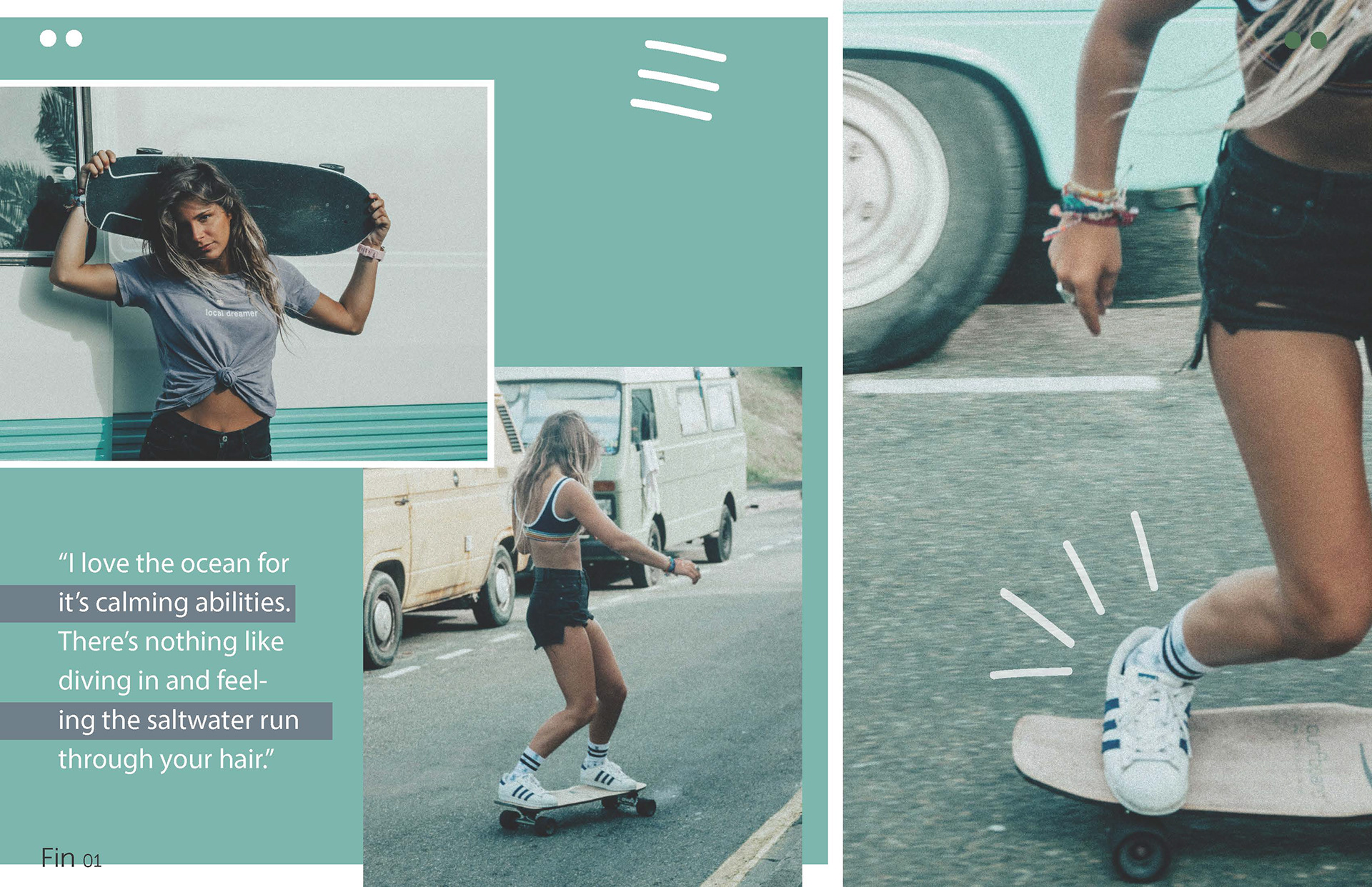 Fin the Journal. Images by Megan Costello.