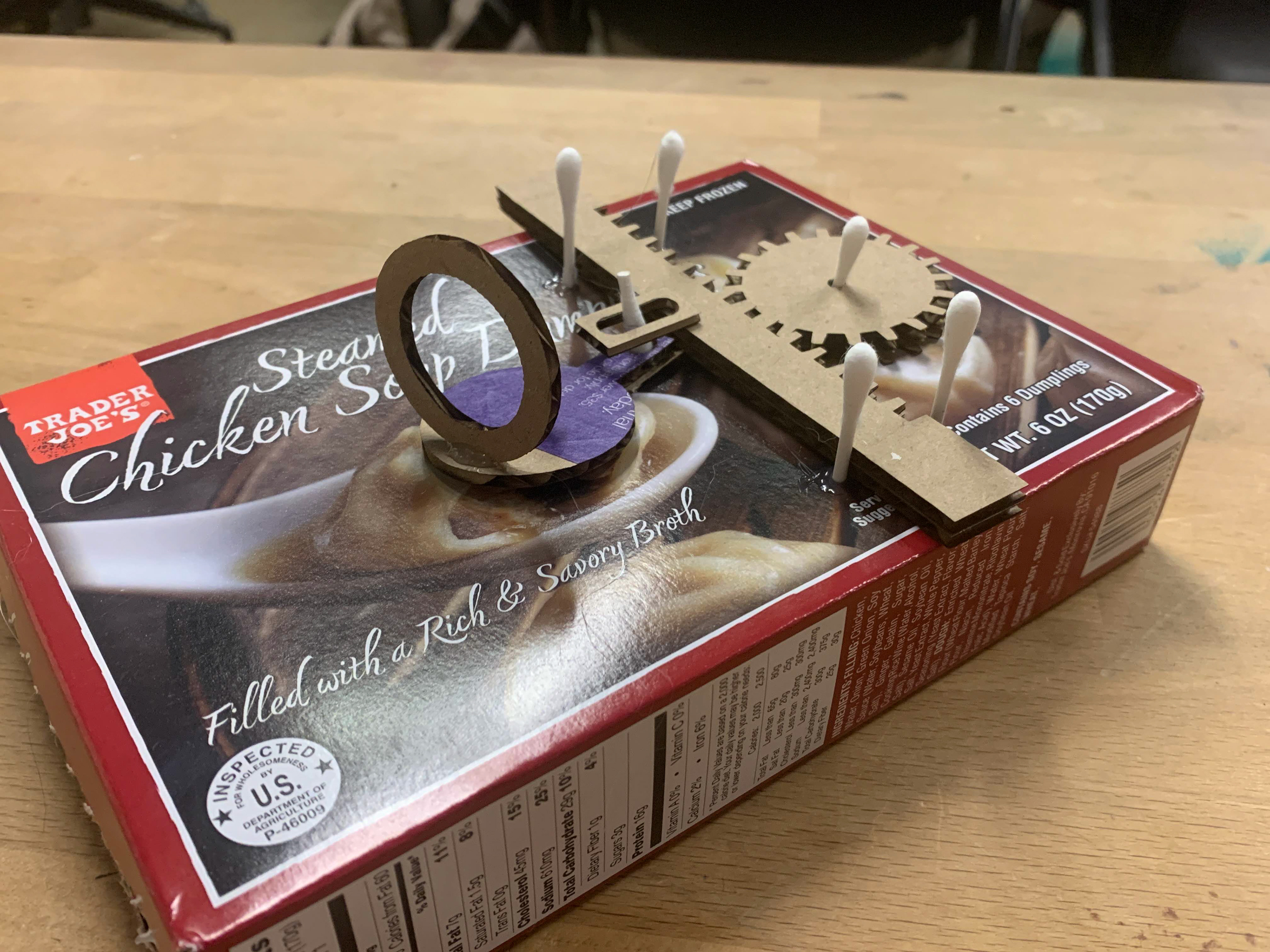 Cardboard mechanism prototype