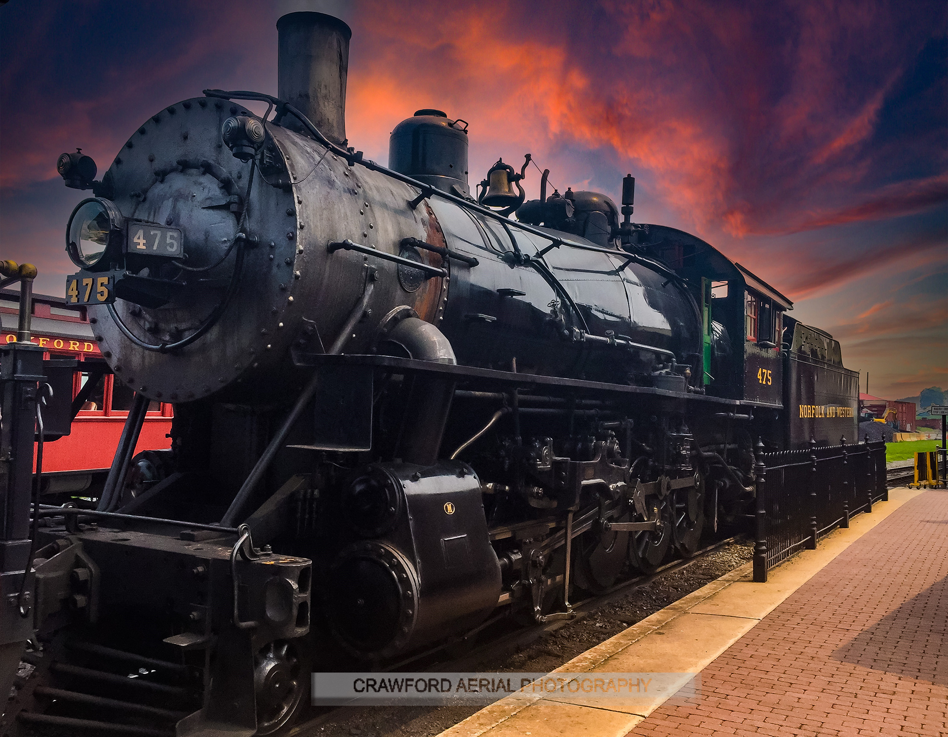 Strasburg RR No. 475- Digital Art