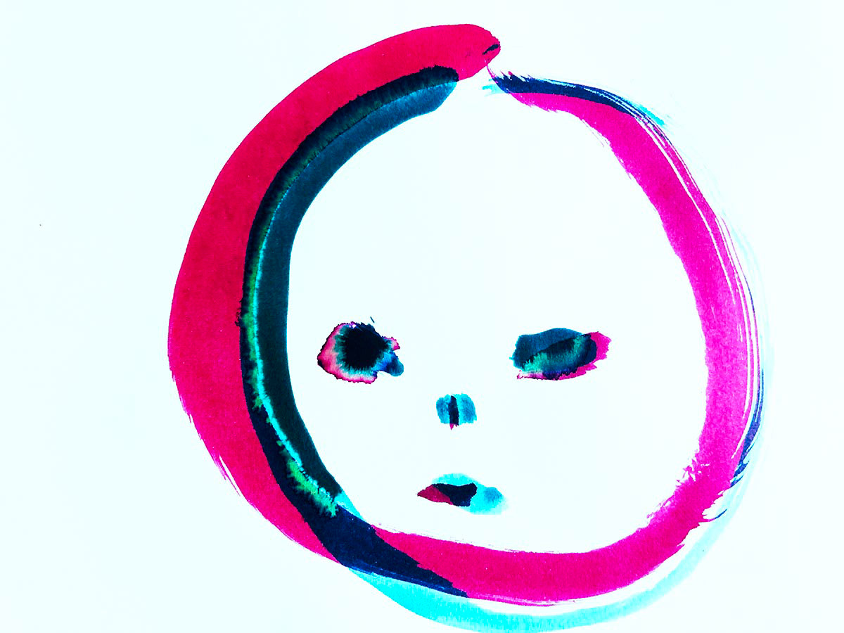 Ink on paper. Digitally enhanced.
