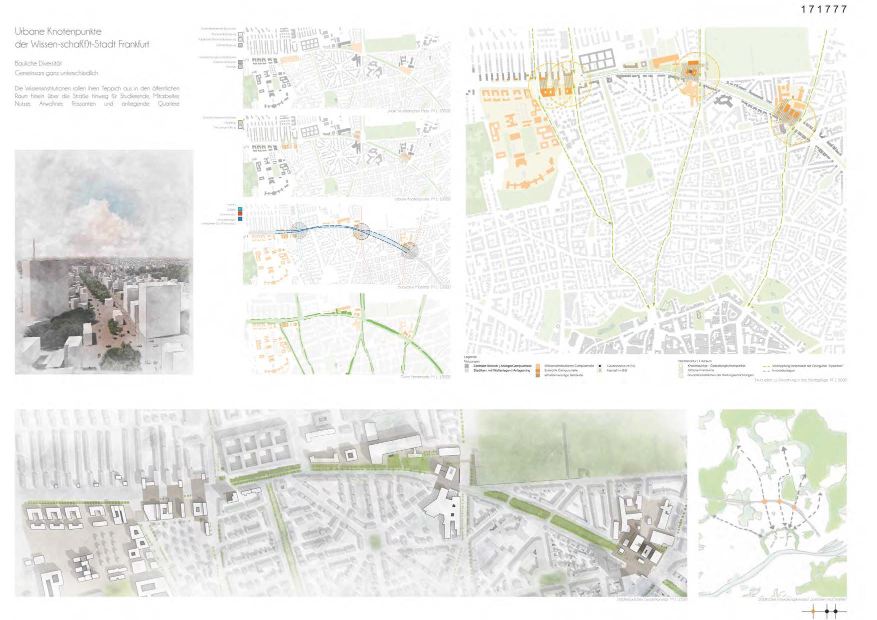 Beitrag zu : CAMPUSMEILE Frankfurt am Main - Wissen schafft Stadt Studentischer Ideenwettbewerb der Frankfurt University of Applied Scinces