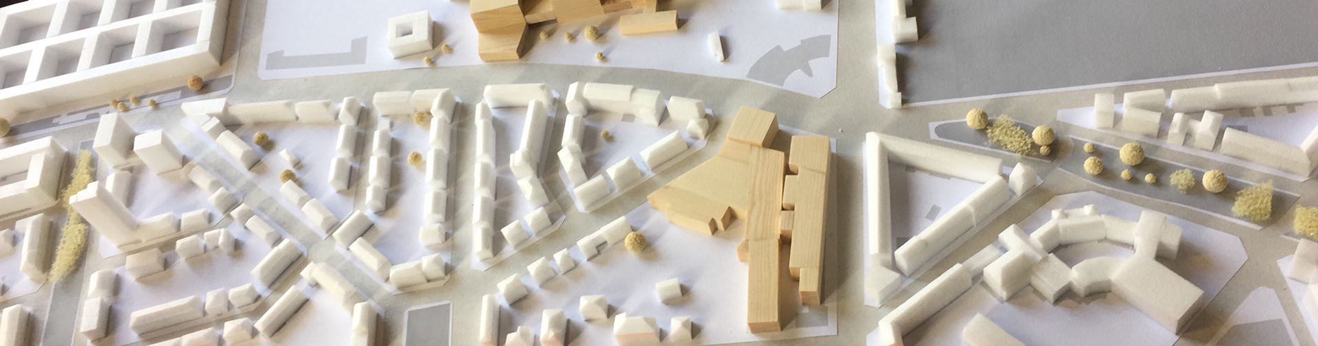 Modell 2 // Beitrag zu : CAMPUSMEILE Frankfurt am Main - Wissen schafft Stadt Studentischer Ideenwettbewerb der Frankfurt University of Applied Scinces