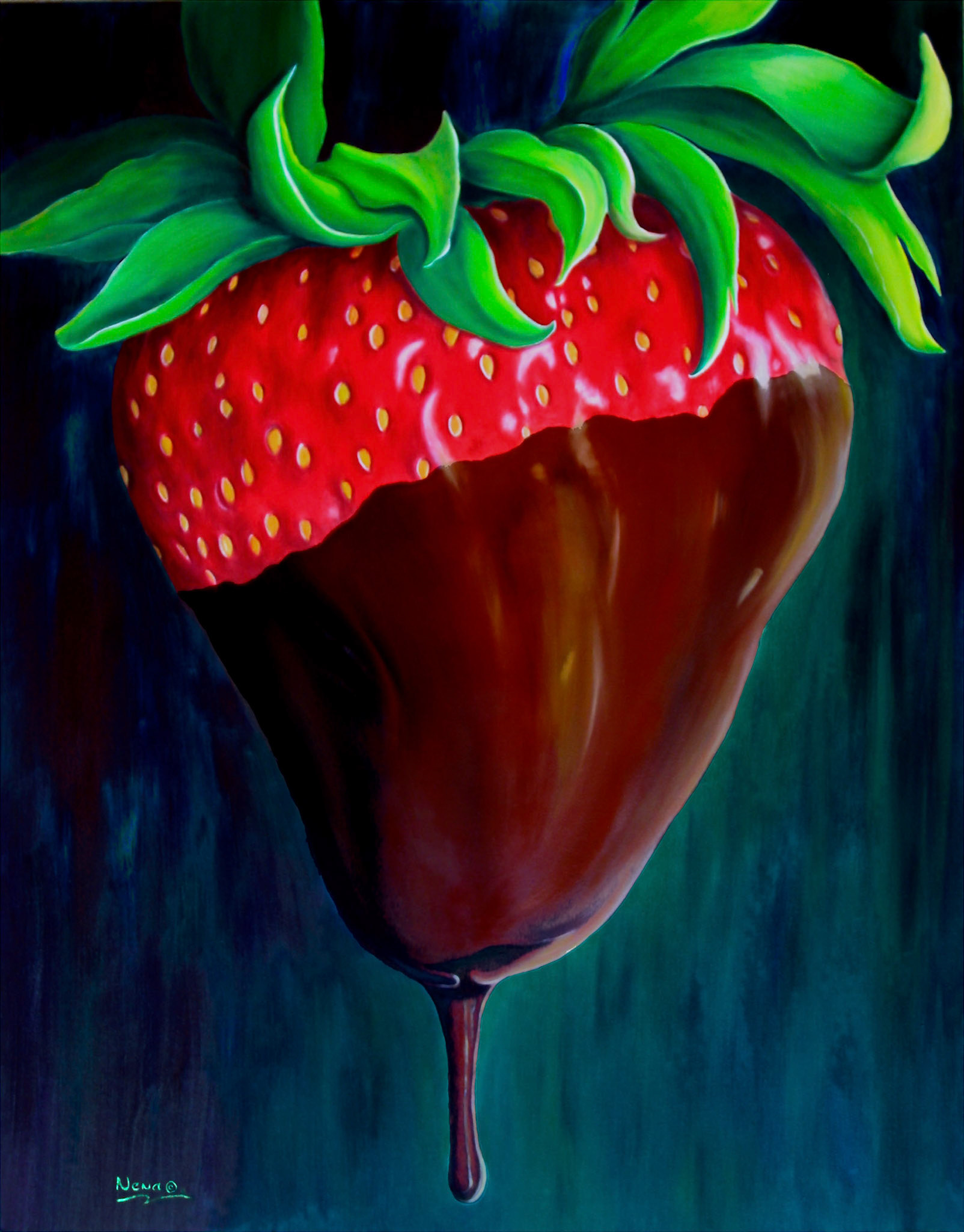 Strawberry in Chocolate