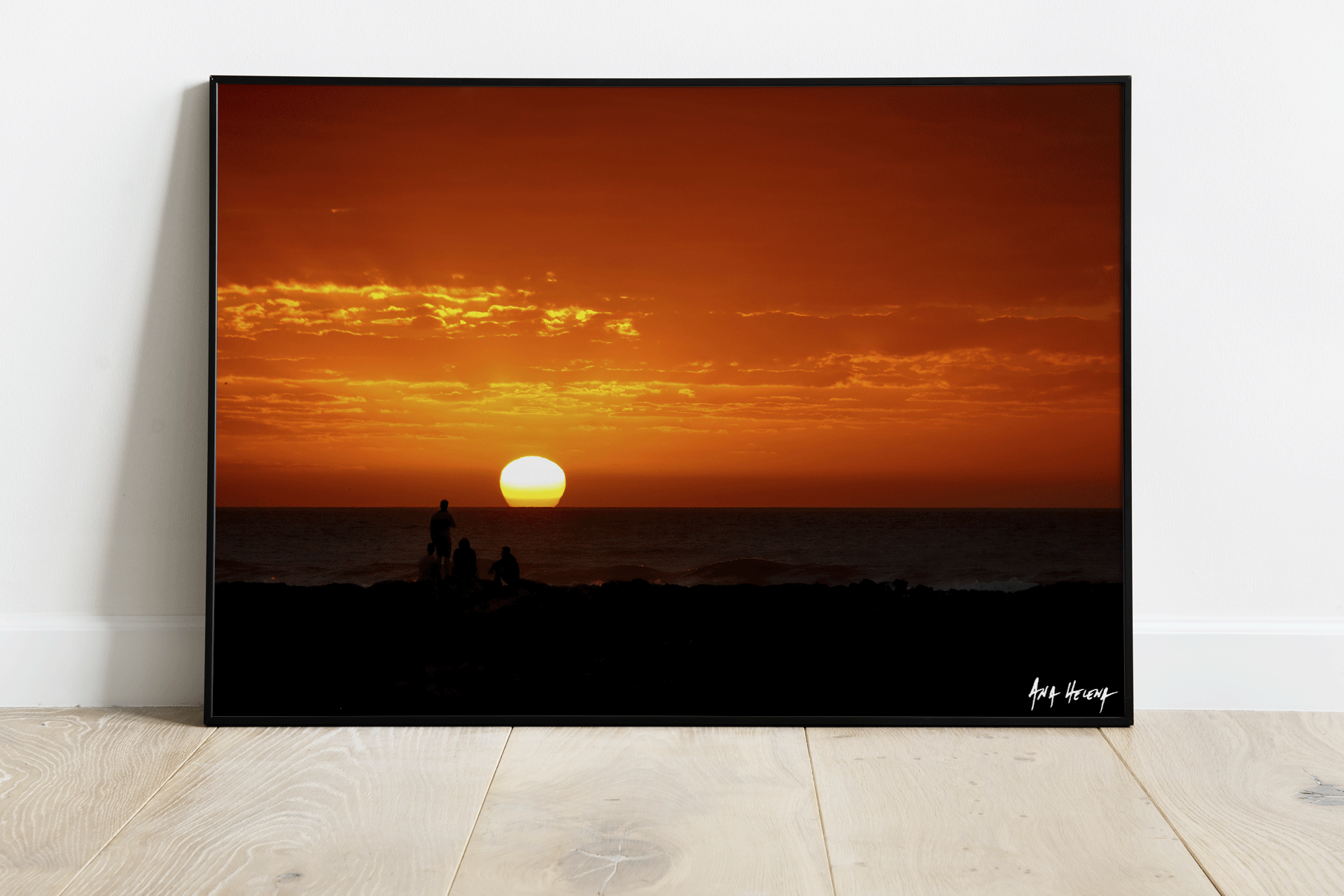 Nascer do sol em Punta del Este/Uruguai