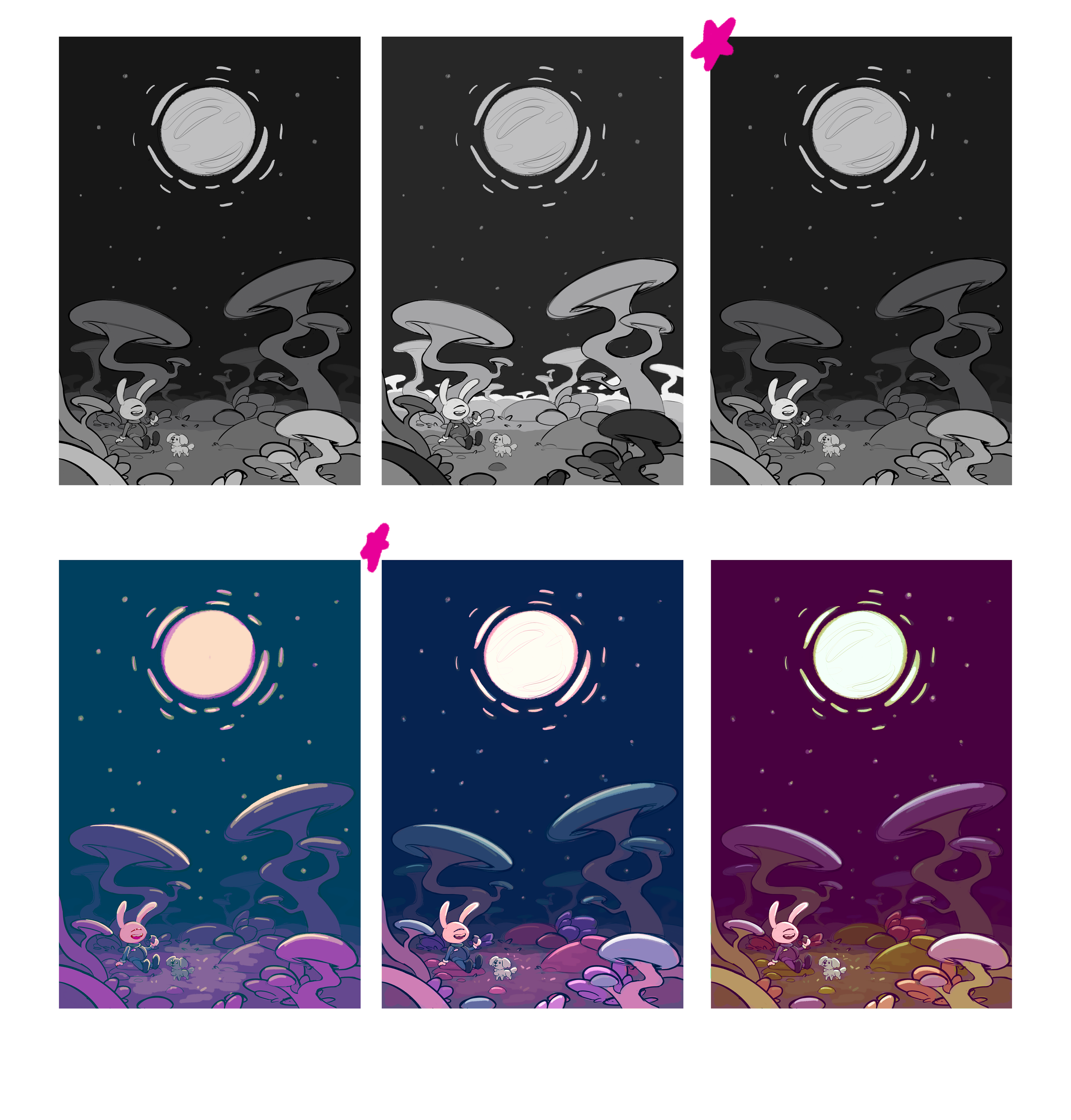 value and color comps