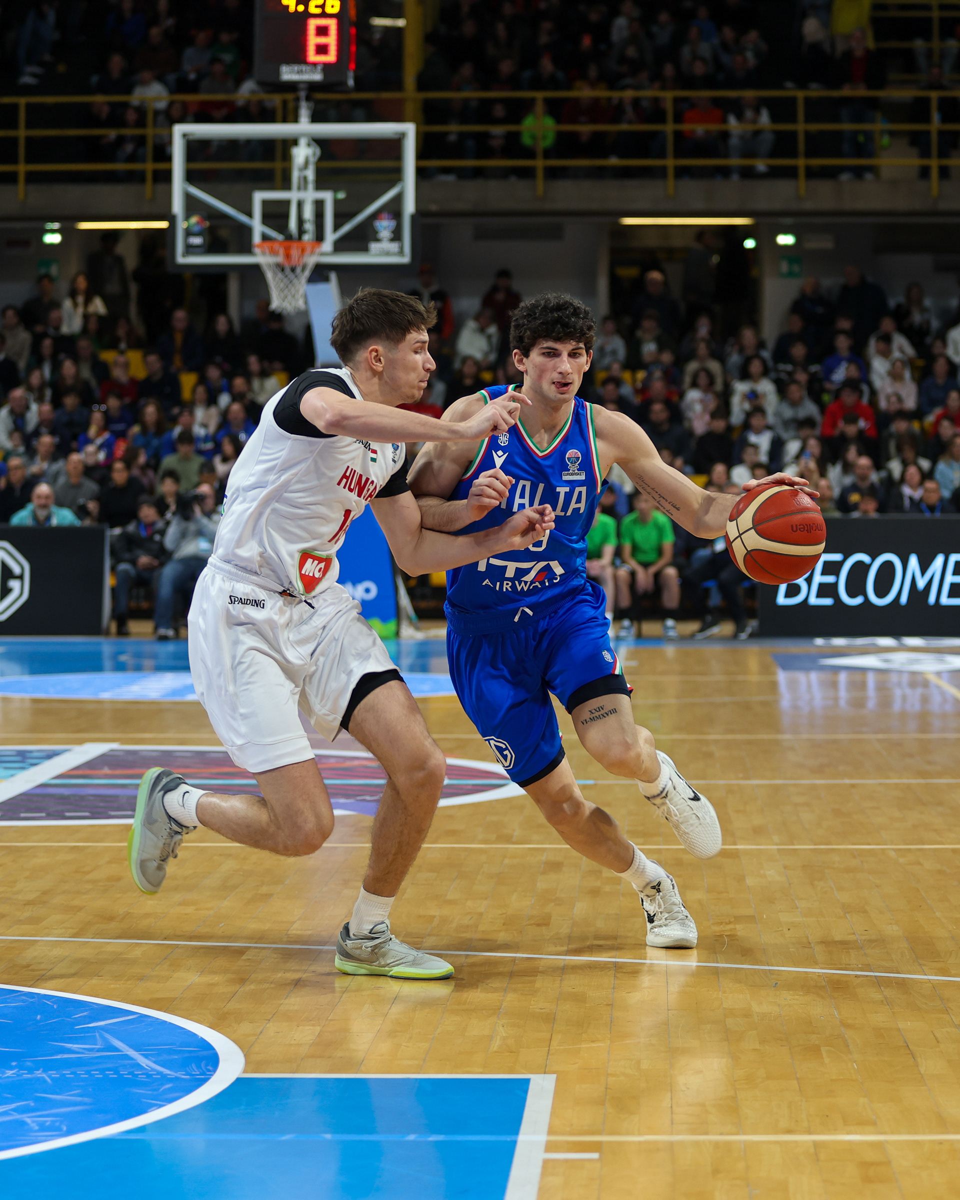 Italia vs Ungheria qualificazioni euro basket 2025 (23/02/2025) 