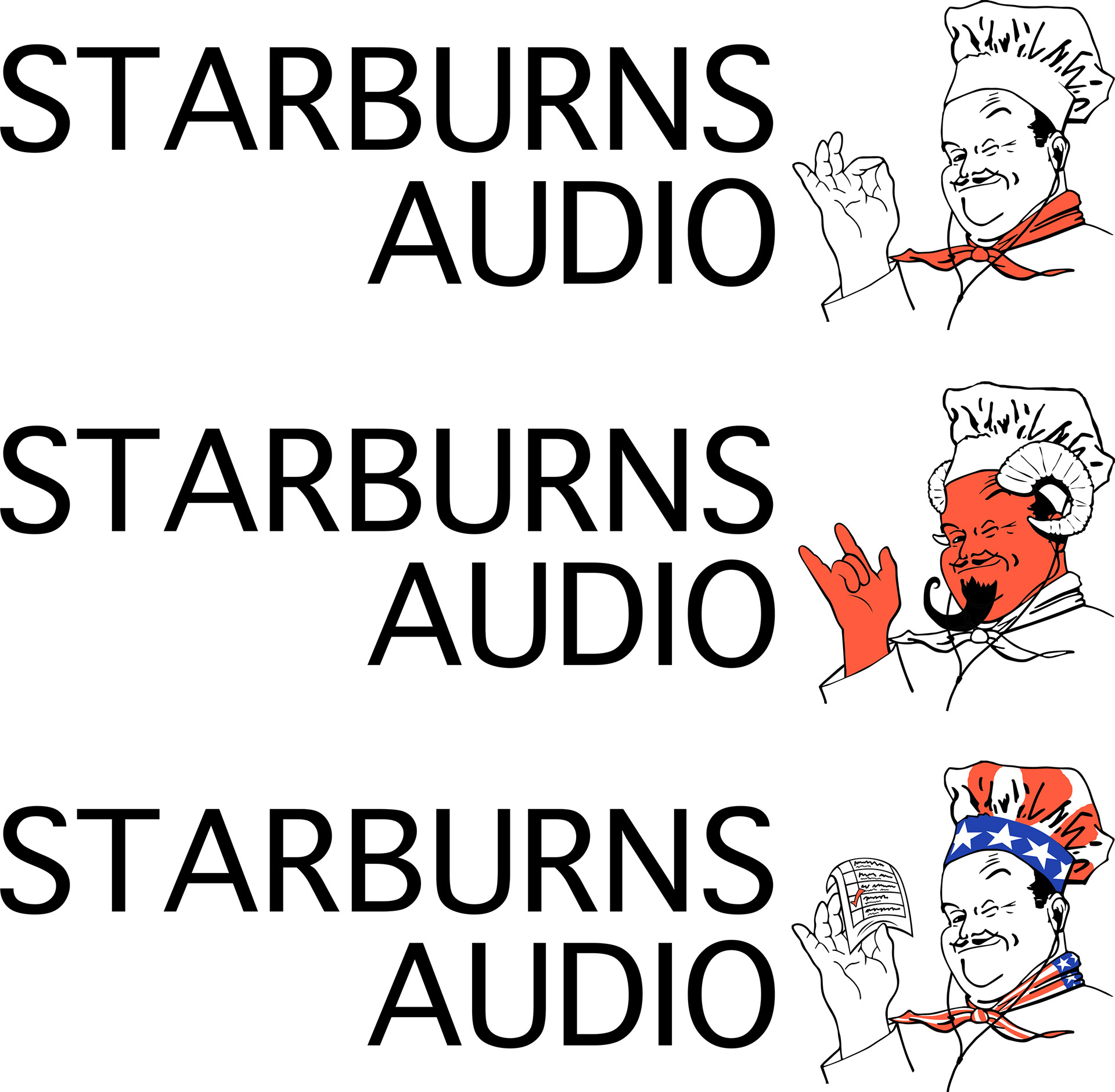 Stig Greve - Starburns Audio Alternate Logos