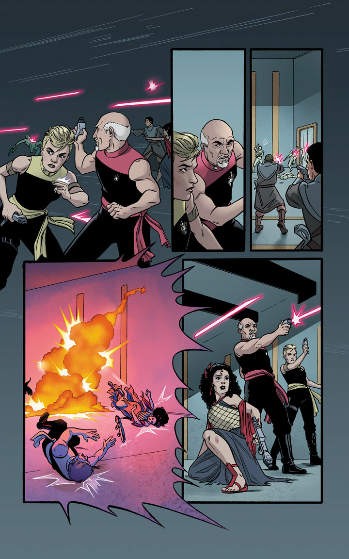 Line Art By Megan Levens | Colors By Charlie Kirchoff | Published By IDW