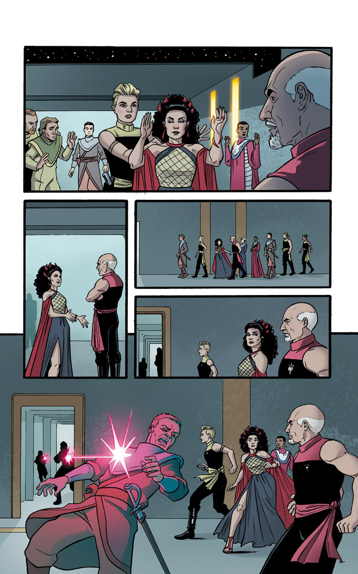 Line Art By Megan Levens | Colors By Charlie Kirchoff | Published By IDW