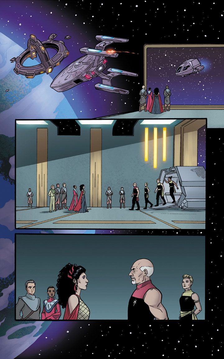 Line Art By Megan Levens | Colors By Charlie Kirchoff | Published By IDW