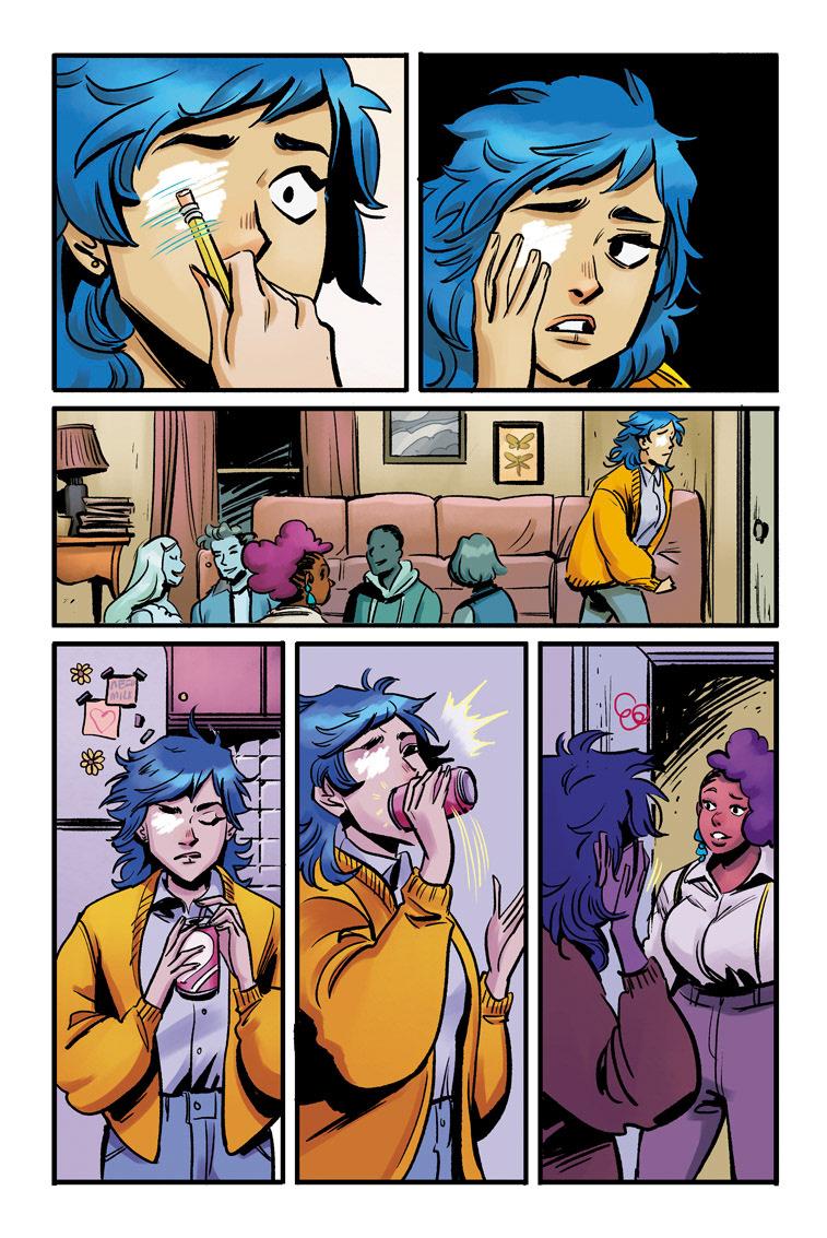 Line Art By Lisa Sterle | Colors By Charlie Kirchoff | Published in Bi Visibility #2 - Still Bi
