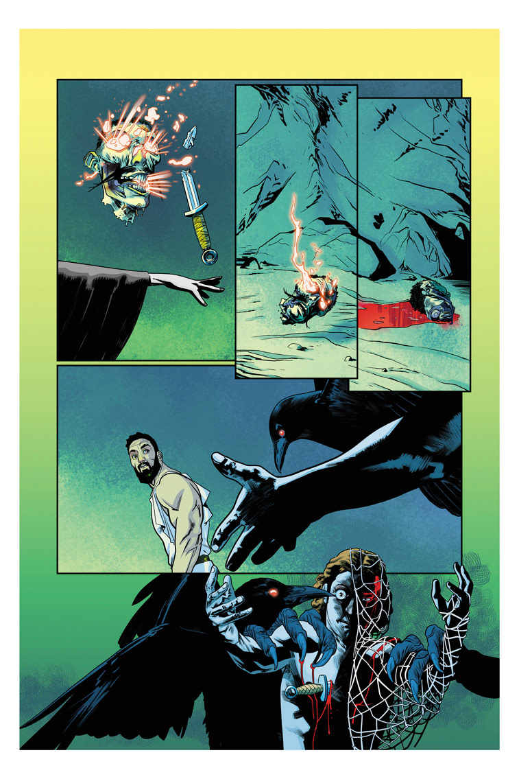 Line Art By Josh Hood | Colors By Charlie Kirchoff | Published By Weird Vibe INC