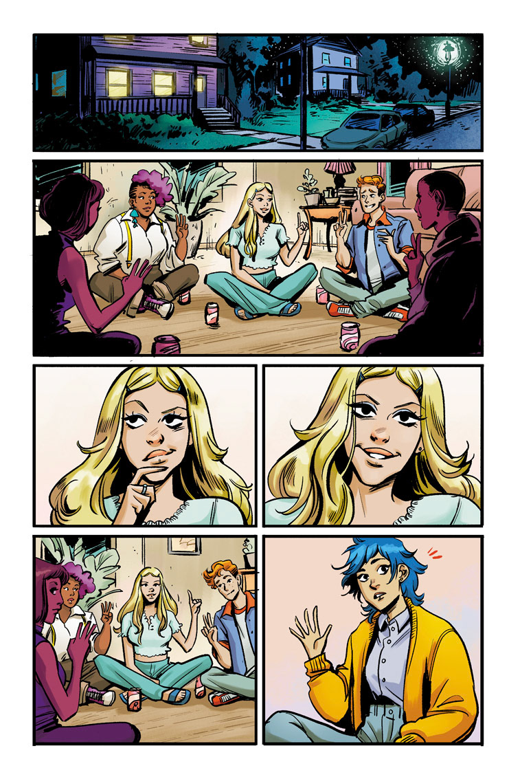 Line Art By Lisa Sterle | Colors By Charlie Kirchoff | Published in Bi Visibility #2 - Still Bi