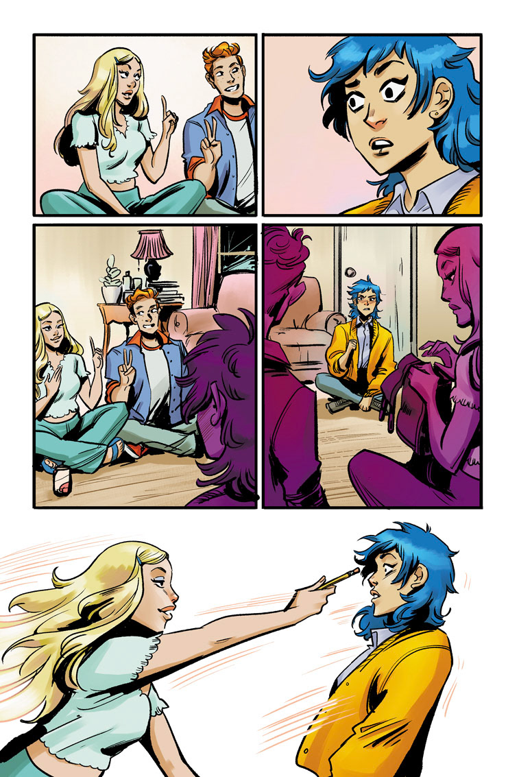 Line Art By Lisa Sterle | Colors By Charlie Kirchoff | Published in Bi Visibility #2 - Still Bi