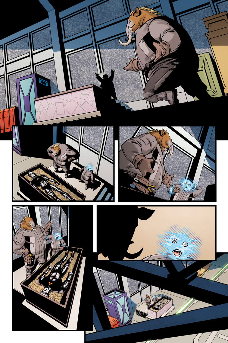 Line Art by Jeferson Sadzinski | Colors by Charlie Kirchoff | Written/Created by Louis Southard