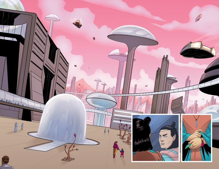 Line Art By Megan Levens | Colors By Charlie Kirchoff | Published By IDW