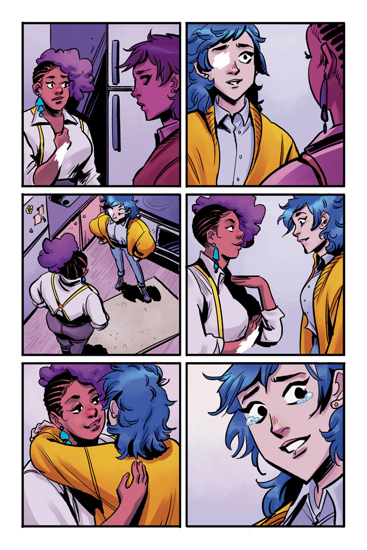 Line Art By Lisa Sterle | Colors By Charlie Kirchoff | Published in Bi Visibility #2 - Still Bi