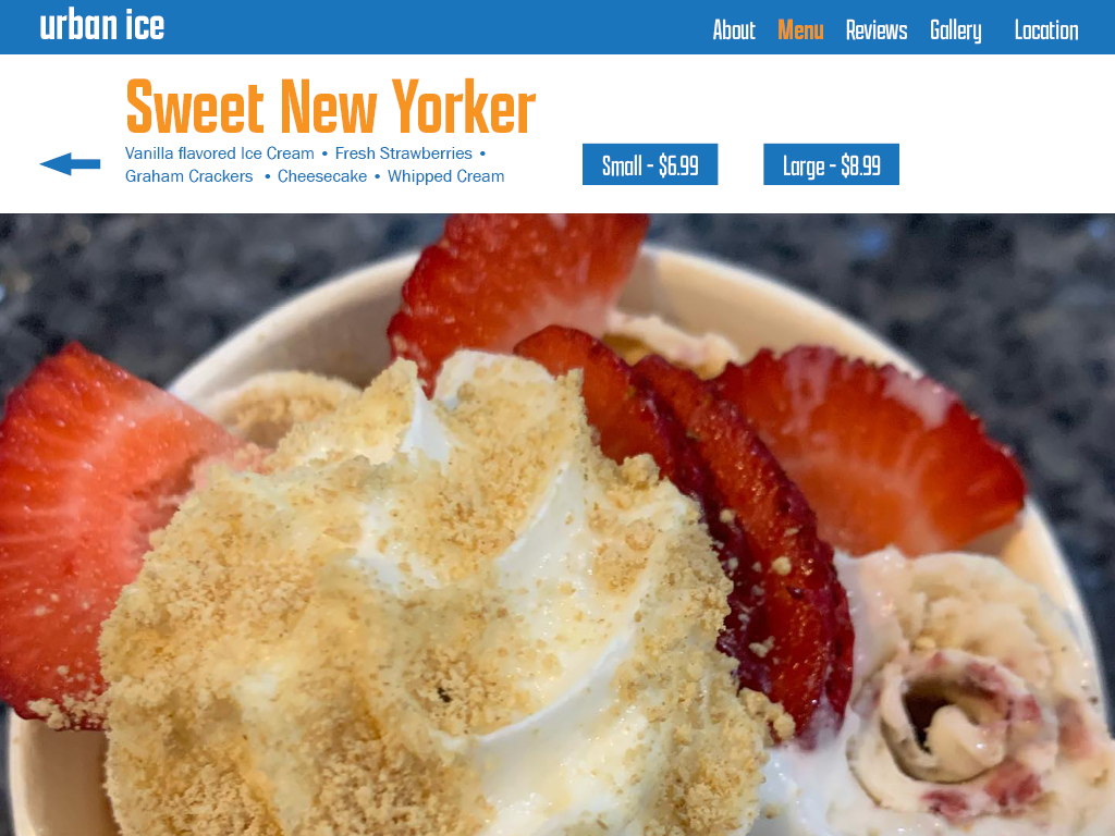 Detailed Page of Specialty flavor