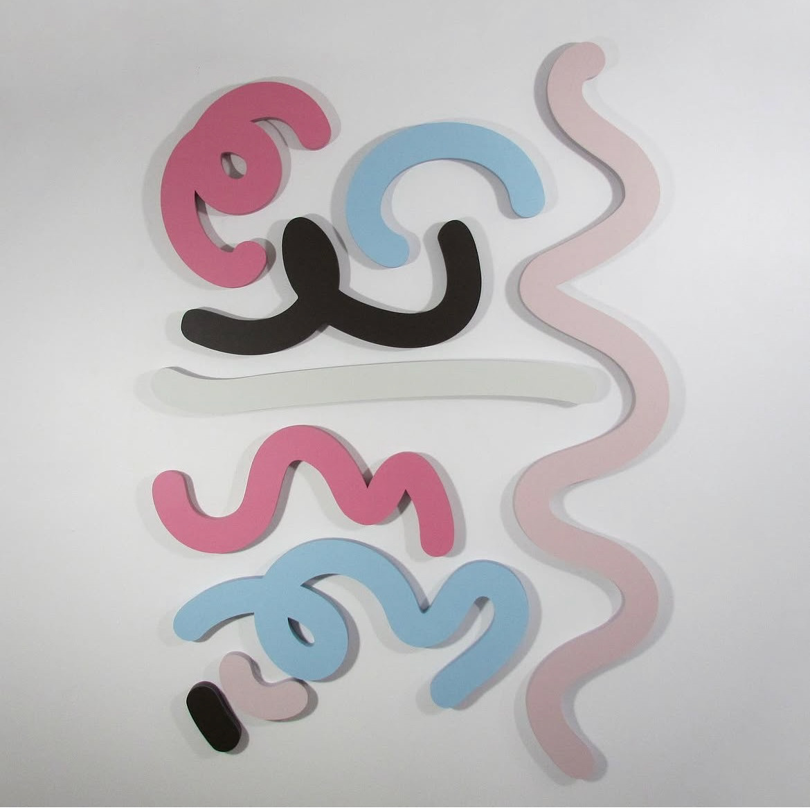 67 x 47 inches, Acrylic on laser cut aluminum
