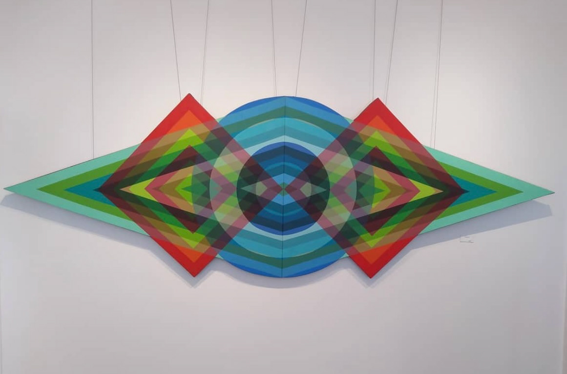 12 x 4 feet, Acrylic on stretched canvas