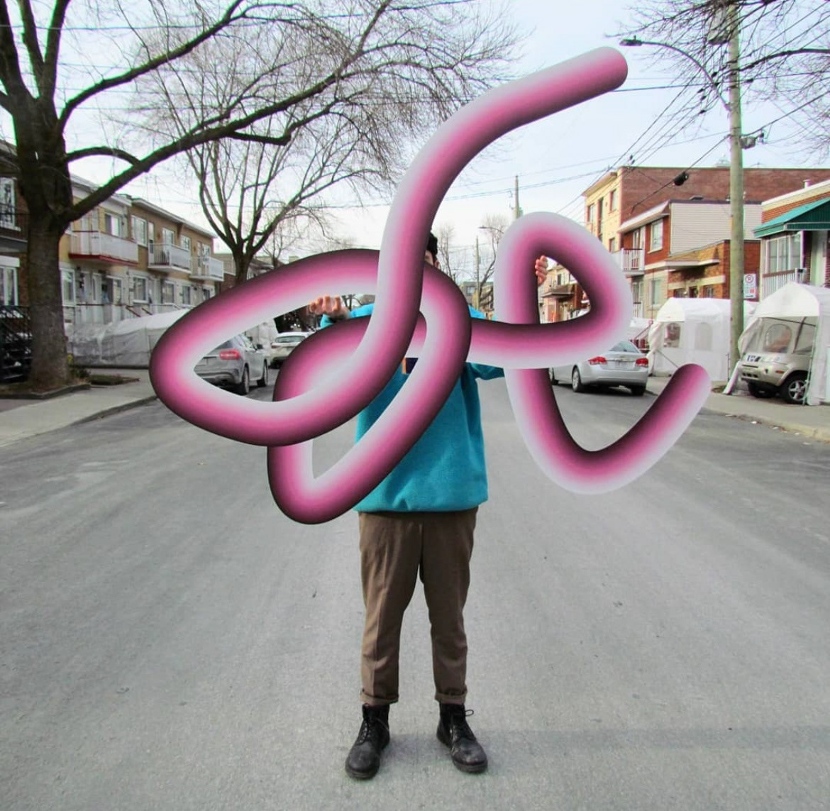53 x 65 inches, UV printing on laser cut aluminum