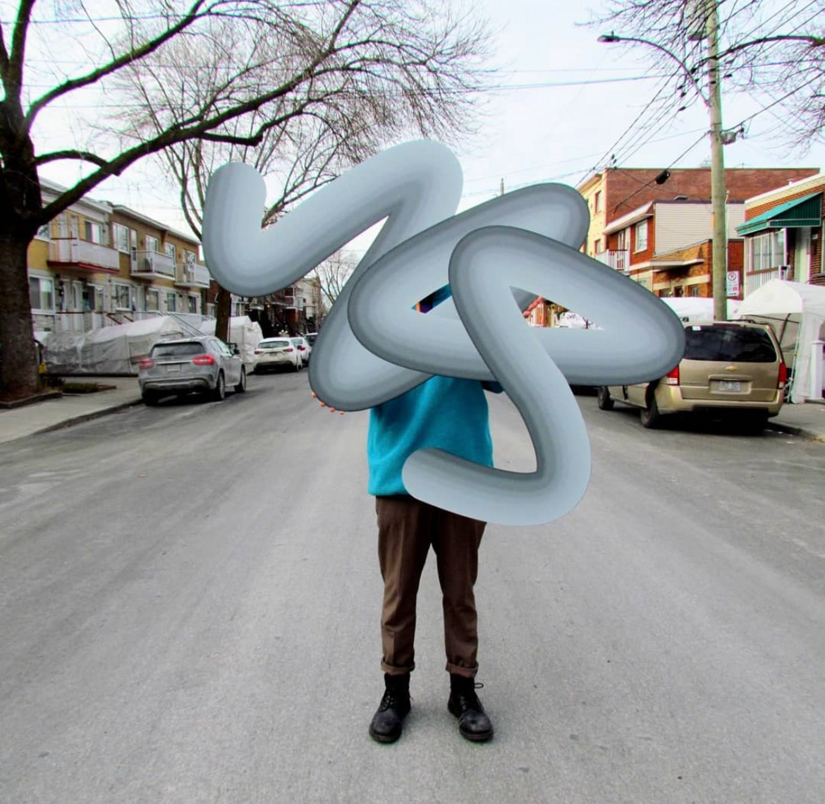 42 x 60 inches, UV printing on laser cut aluminum