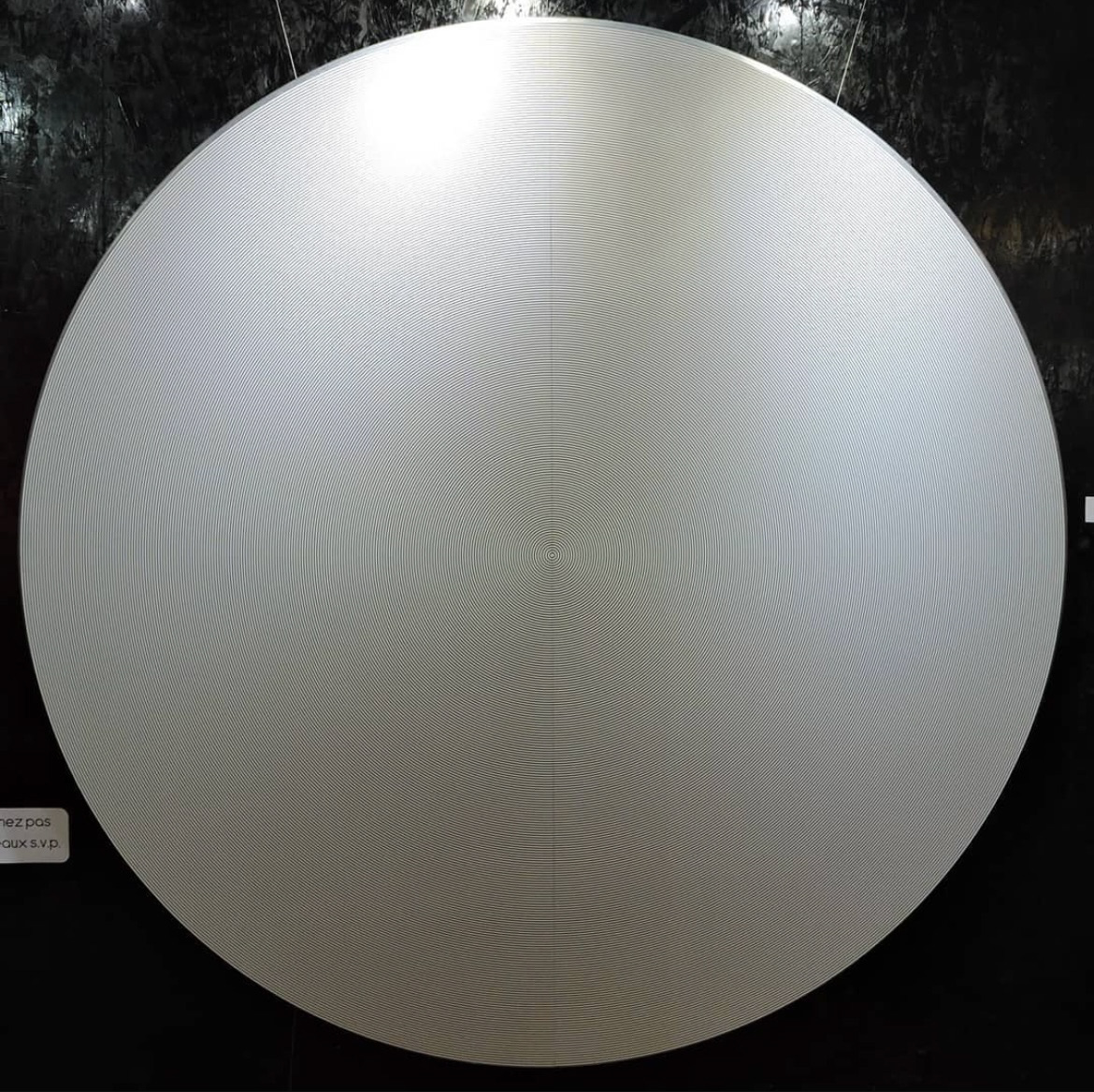 72 x 72 inches, Uv printing on laser cut aluminum